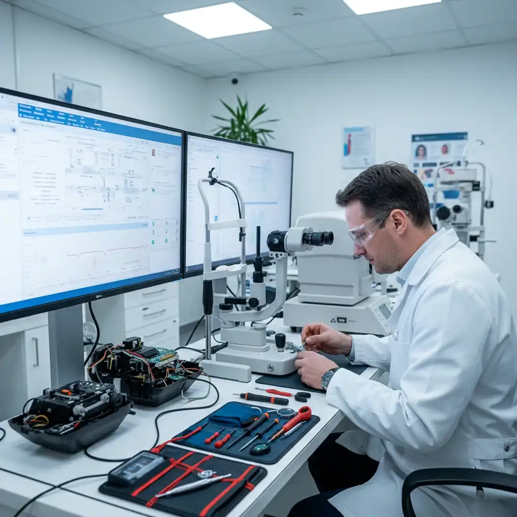 تعمیر تجهیزات چشم پزشکی