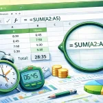 جمع ساعت در اکسل | آموزش جمع ساعت کاری و بیش از 24 ساعت جمع ساعت در اکسل | آموزش جمع ساعت کاری و بیش از 24 ساعت