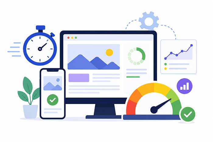 قالب‌های بهینه برای Core Web Vitals