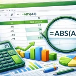آموزش تابع ABS برای قدر مطلق در اکسل با مثال ساده