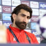 تصویر لگویی از علیرضا بیرانوند با اشاره به بسته بودن تنگه هرمز+ عکس