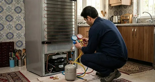تعمیر یخچال در اصفهان؛ بررسی خدمات سیار در محل، لیست قیمت و نکات ایمنی تعمیر یخچال در اصفهان؛ بررسی خدمات سیار در محل، لیست قیمت و نکات ایمنی