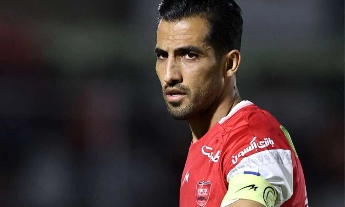 حضور وحید امیری در تمرین پرسپولیس